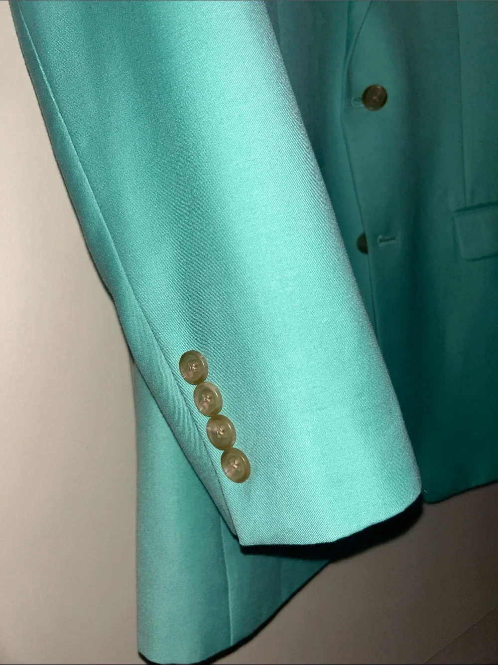 Ralph Lauren Sea Foam Mint Green Tiffany Blue Blazer Sport Coat Jacket Men’s 40L